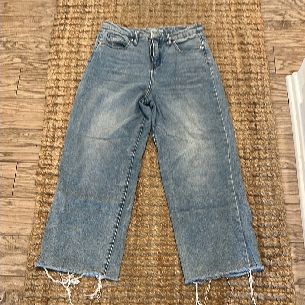 Wild Fable Blue Flare Wide Leg Jeans